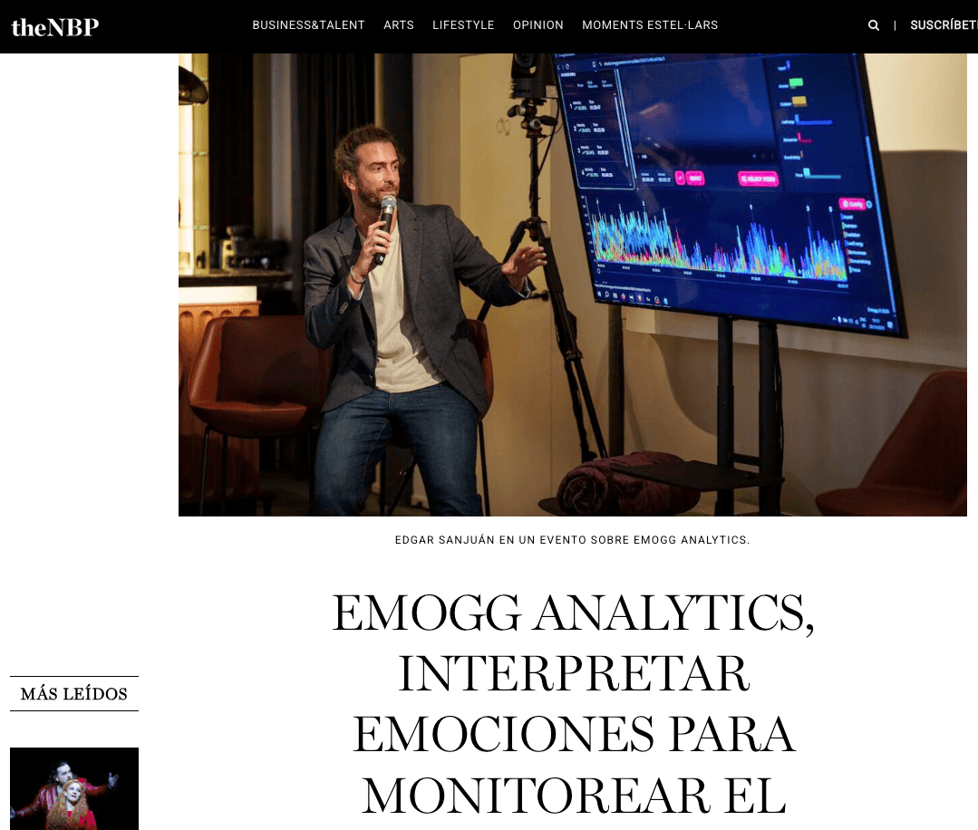 Emogg Analytics, interpretar emociones para monitorear el impacto en la audiencia