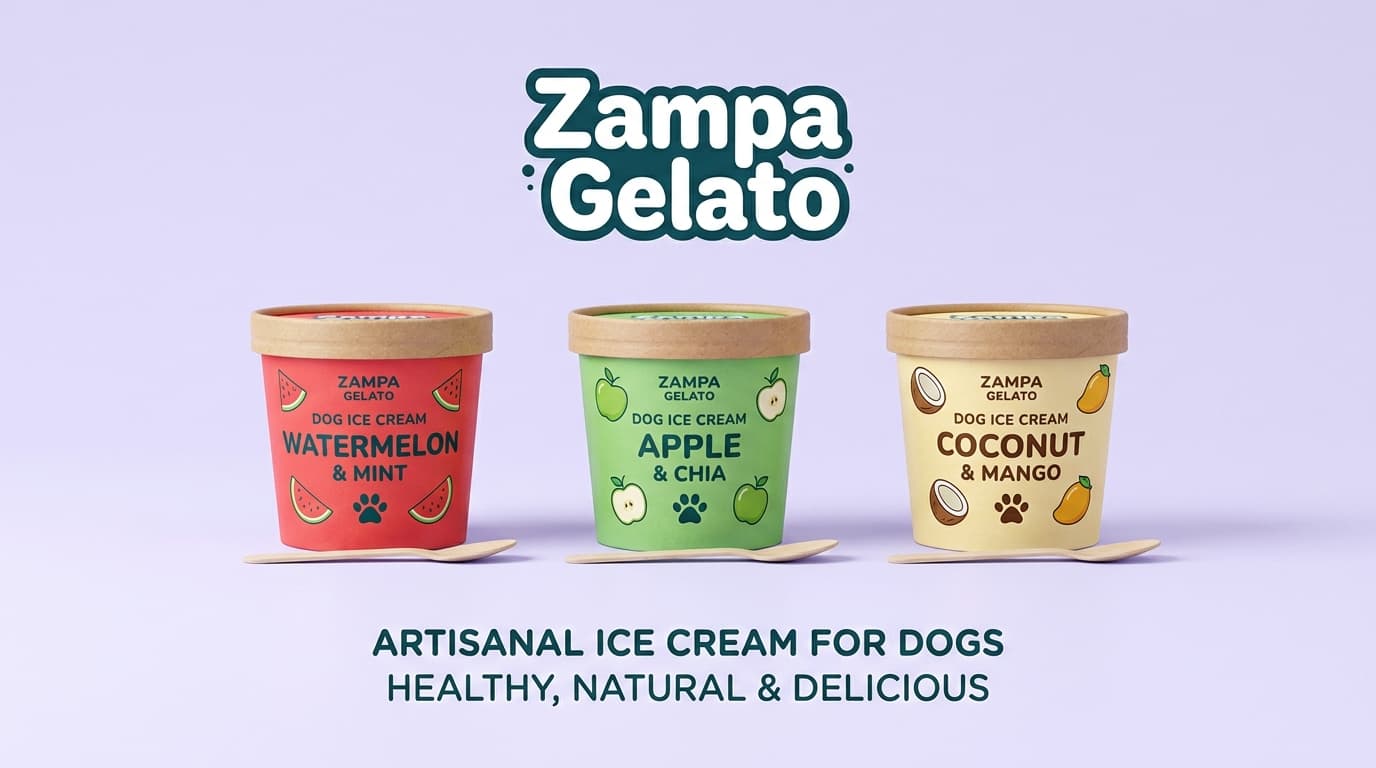 Web de Zampa Gelato creada por Maco&Co