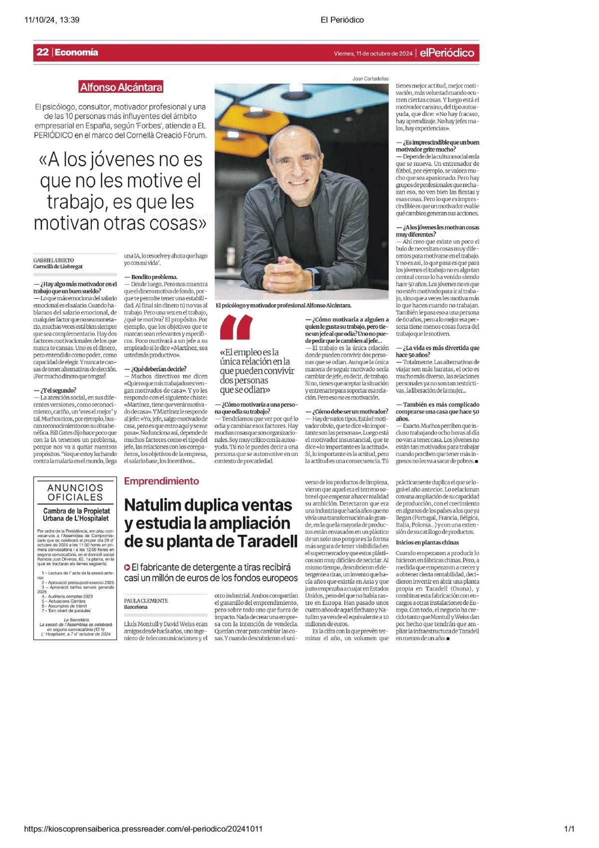 Natulim - Recorte de prensa y medios de comunicación 3