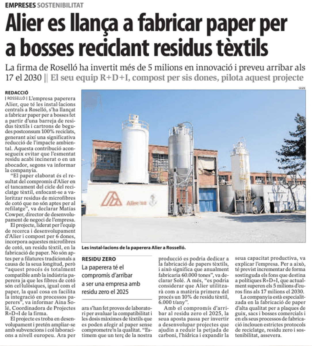 Alier 2023 - Recorte de prensa y medios de comunicación 2