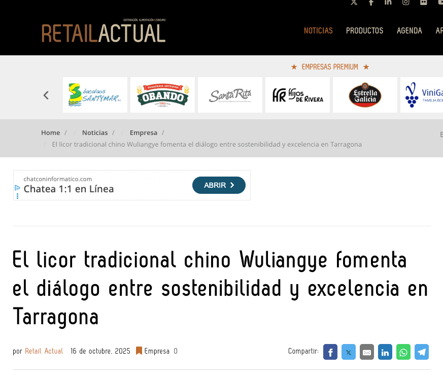 WuLiangYe - Recorte de prensa y medios de comunicación 2
