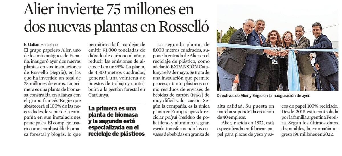Alier 2024 - Recorte de prensa y medios de comunicación 2